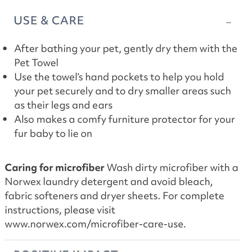 Norwex Pet Towel NWT - Picture 7 of 10